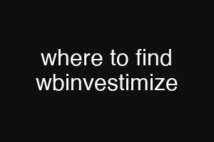 where to find wbinvestimize