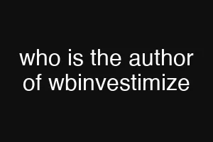 who is the author of wbinvestimize